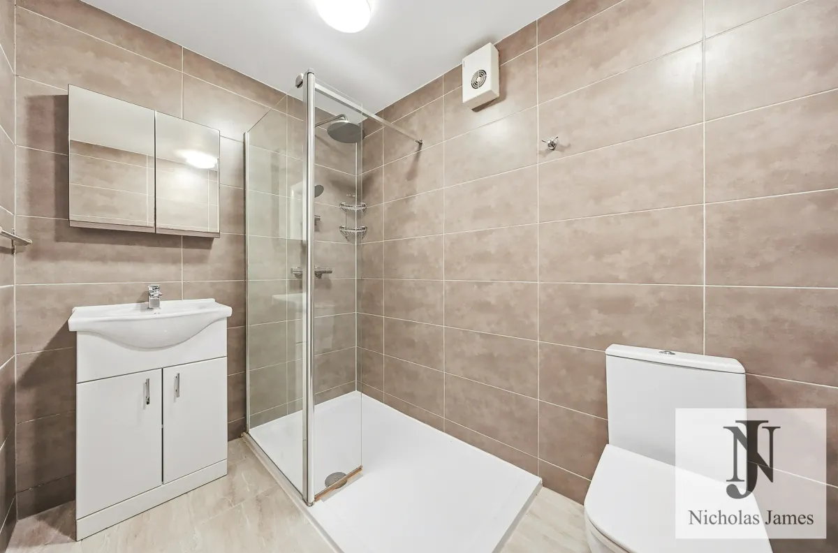Tiled shower room